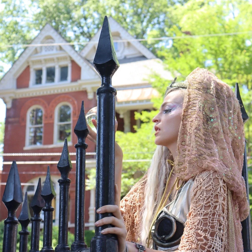 Bohemian Hooded Cloak Hand Beaded - Picture 12 of 12